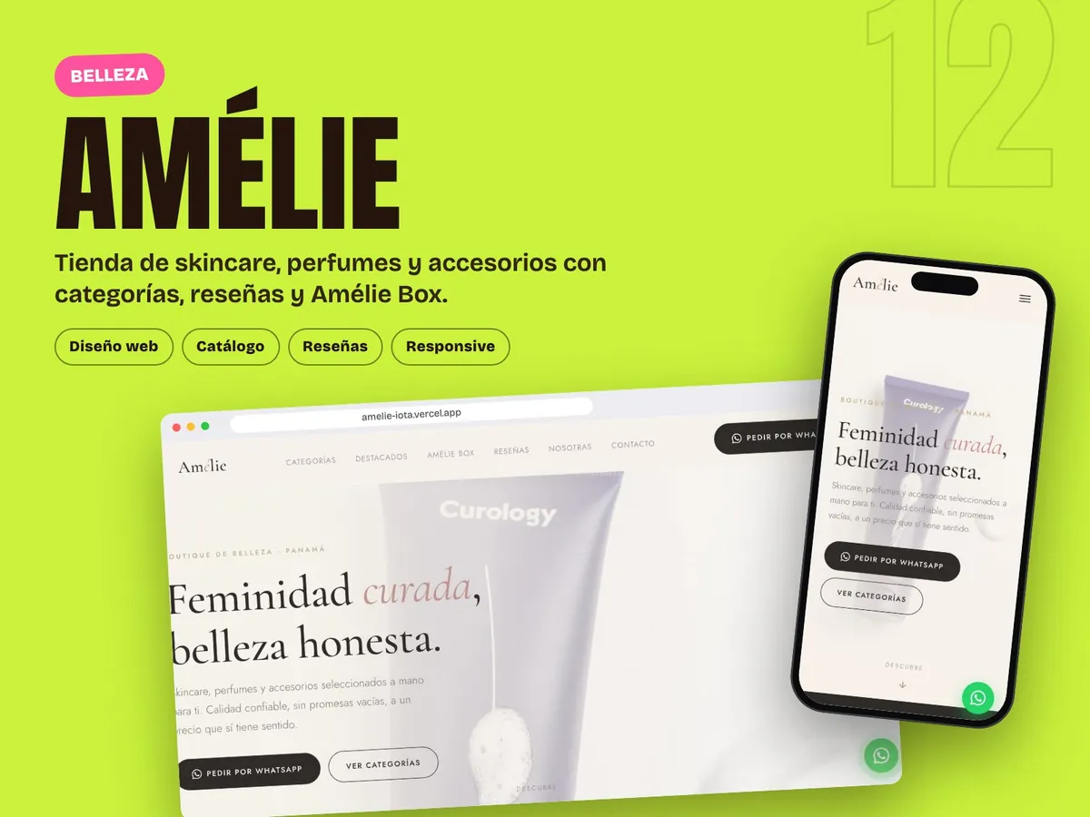 Amélie · boutique de belleza